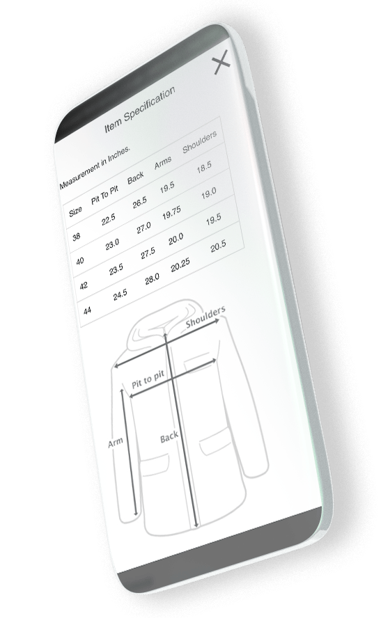 Custom Size Guides