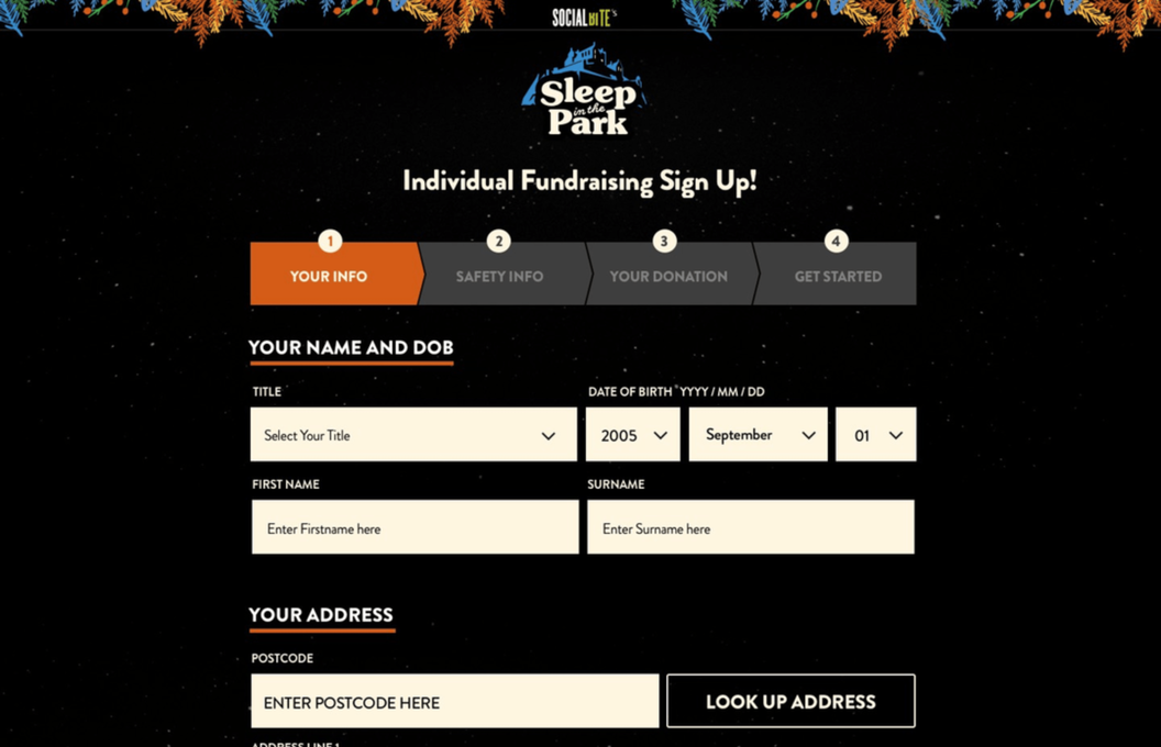Sleep in the park 2018 and 2019